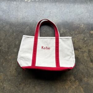 Vintage L.L. Bean Canvas Boat and Tote Bag